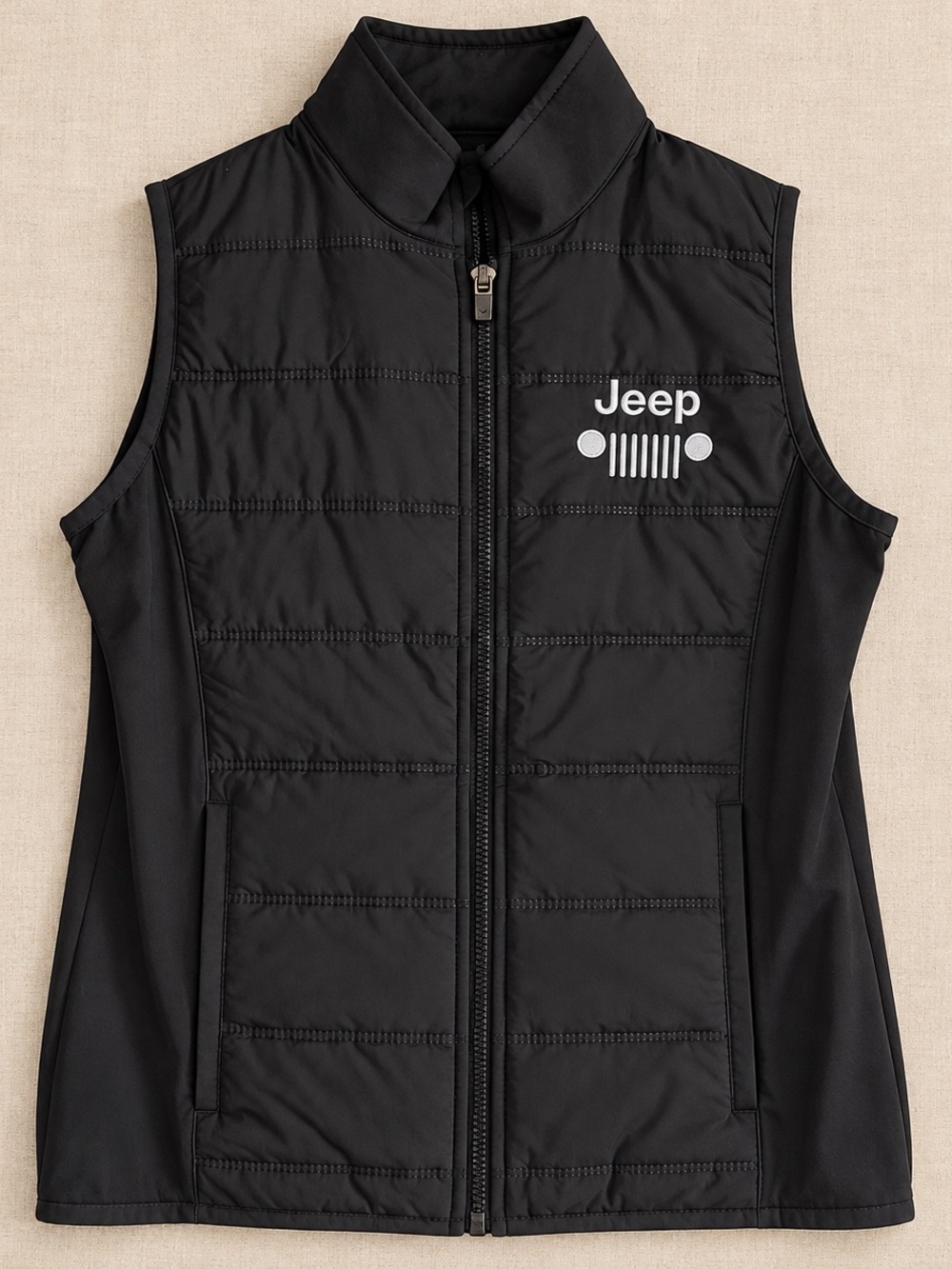 Callaway Jeep Custom Embroidered Black Weather Series Vest Small